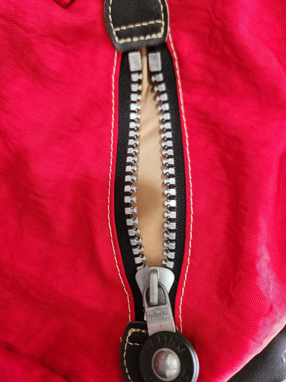 Kipling Red Drawstring Backpack - Picture 10 of 15